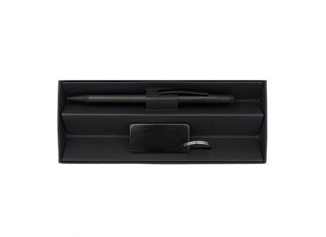 Подарочный набор шариковая ручка и брелок Couple, черный NTEU18-570259