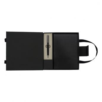 Набор подарочный Lovini: блокнот с ручкой, черный NTEU18-585995