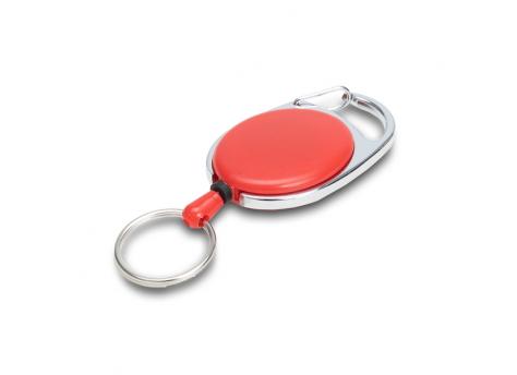 Ретрактор с карабином, красный NTEU18-194711