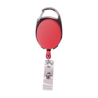 Ретрактор с карабином, красный NTEU18-112681