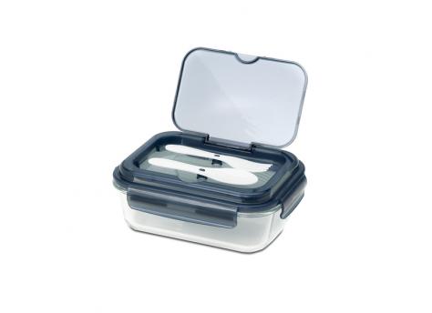 Стеклянный ланч-бокс Lagos с приборами 1000 мл NTEU18-172532