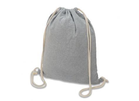 Сумка на шнурках из хлопка Preston 340 г/м2, серый NTEU18-502368