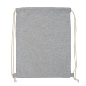 Сумка на шнурках из хлопка Preston 340 г/м2, серый NTEU18-502368