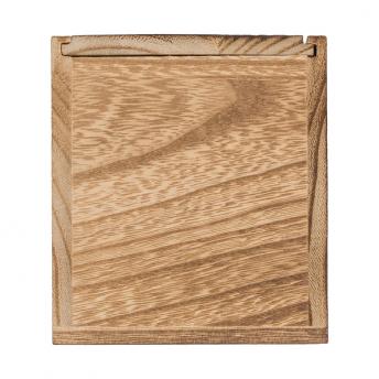 Свеча Silia в деревянной коробке, коричневая NTEU18-312322