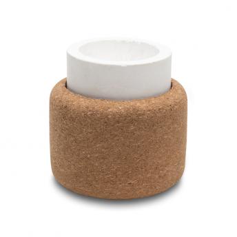 Подсвечник Eclat из керамики и пробки, бежевый NTEU18-194722