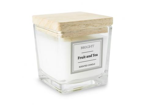 Ароматическая свеча Alcamo с деревянной крышкой, без цвета NTEU18-577051