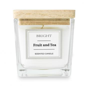 Ароматическая свеча Alcamo с деревянной крышкой, без цвета NTEU18-577051