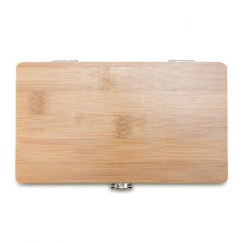 Набор инструментов Pattaya в бамбуковом ящике, коричневый NTEU18-194682