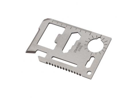 Мультитул в форме кредитной карты, серебряный NTEU18-58082