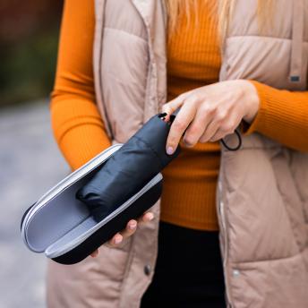 Зонт Banff в чехле, черный NTEU18-530784