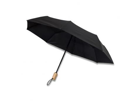 Зонт Granton с деревянной ручкой, черный NTEU18-530787