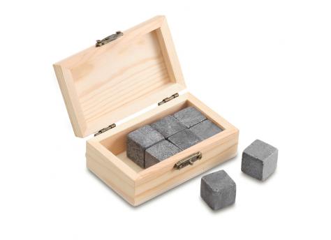 Набор из 8 охлаждающих камней Cahir для напитков, бежевый NTEU18-172484