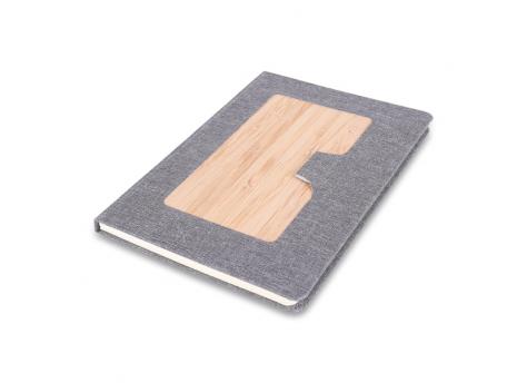 Блокнот Baines, серый NTEU18-530759
