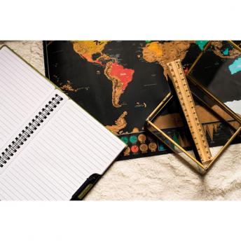 Блокнот Telde, черный NTEU18-57152