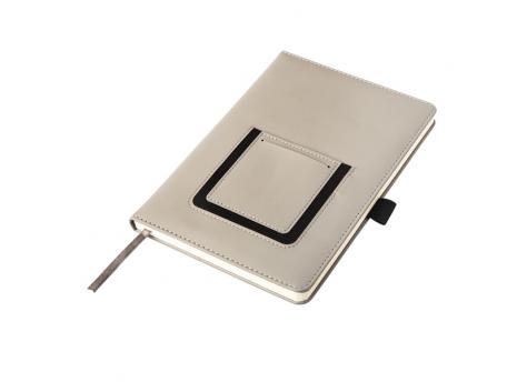 Блокнот Eibar с карманом для телефона, серый NTEU18-112656