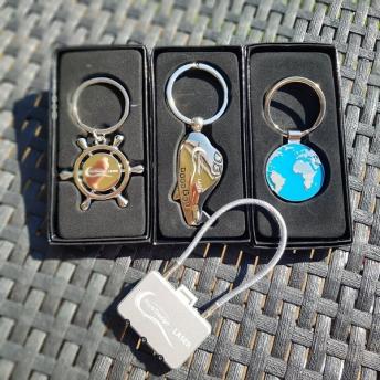 Металлический брелок Steering Wheel, серебряный NTEU18-57722