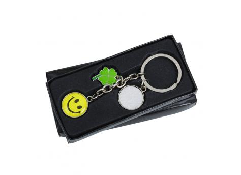 Металлический брелок Luck, серебряный NTEU18-57728