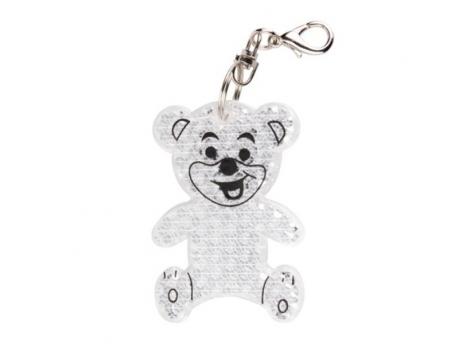 Светоотражающий брелок Teddy, безцветный NTEU18-58270