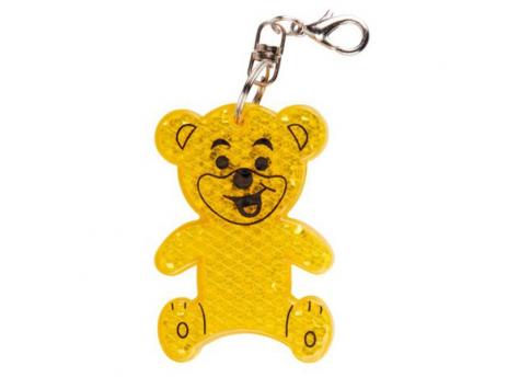 Светоотражающий брелок Teddy, желтый NTEU18-58268