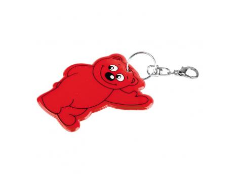 Светоотражающий брелок Beary, красный NTEU18-58311