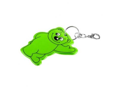 Светоотражающий брелок Beary, темно-зеленый NTEU18-58313