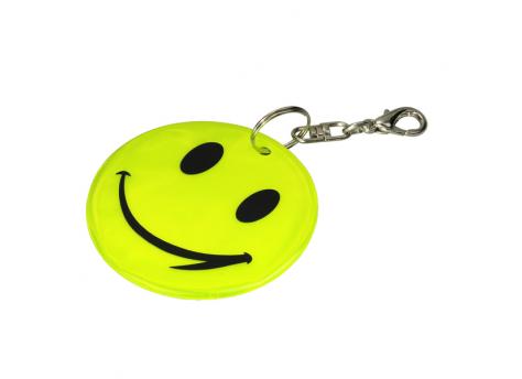 Светоотражающий брелок Happy, желтый NTEU18-58295