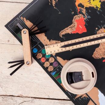 Набор карандашей и линейки Simple, бежевый NTEU18-57634