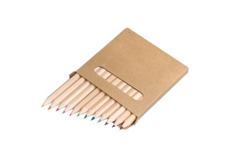 Набор карандашей 9 см, 12 цветов NTEU18-57031