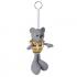 Брелок с отражающим элементом Teddy, серый NTEU18-58299