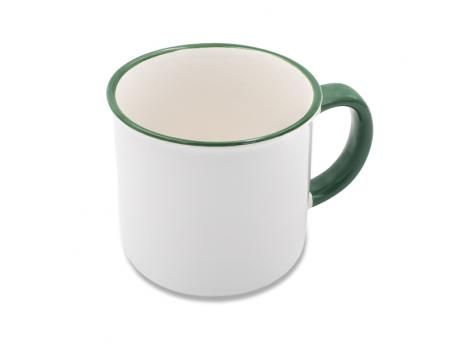 Кружка Ars объемом 400 мл с сублимационным покрытием, темно-зеленая NTEU18-586698