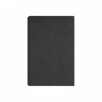 Ежедневник Flexy Nuba А5, темно-серый, недатированный, в гибкой обложке
