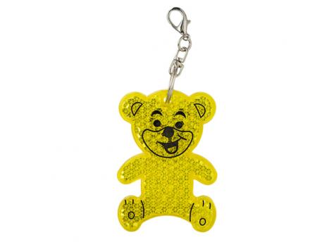 Брелок в форме мишки Teddy, цинковый желтый NTEU18-647595