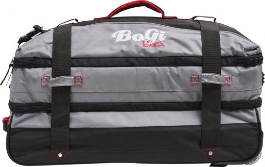 Чемодан на колесиках для путешествий BoGi L, черный, серый NTEU7-537930