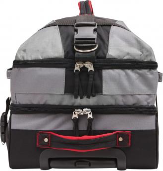 Чемодан на колесиках для путешествий BoGi L, черный, серый NTEU7-537930