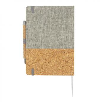 Пробковый блокнот А5 с шариковой ручкой Layla NTEU2-428999