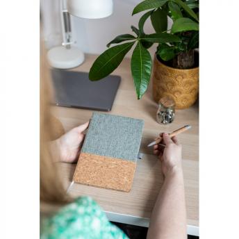 Пробковый блокнот А5 с шариковой ручкой Layla NTEU2-428999