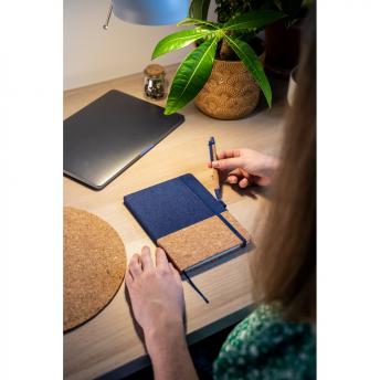 Корковый блокнот формата А5 с шариковой ручкой | Layla NTEU2-428998