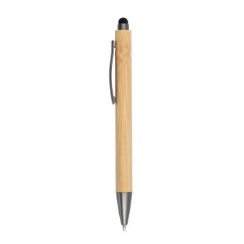 Ручка шариковая из бамбука со стилусом Keandre NTEU2-498510