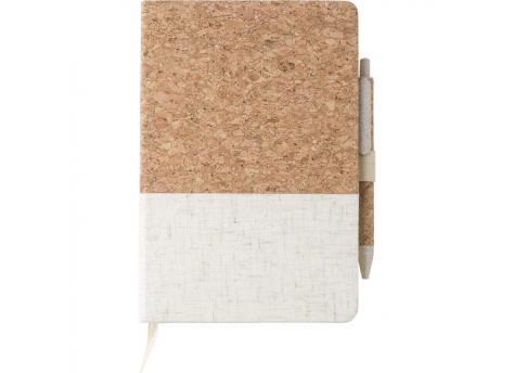 Блокнот примерно формата А5 с шариковой ручкой NTEU2-427964