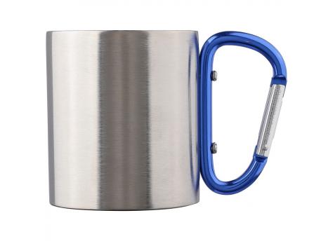 Посуда для напитков. Металлическая кружка 185 мл с карабином. NTEU2-590654