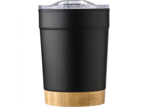 Посуда. Термокружка 300 мл с деталями из бамбука. NTEU2-503217