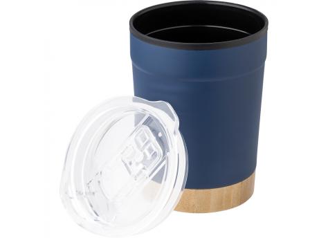 Посуда. Термокружка 300 мл с деталями из бамбука. NTEU2-503219