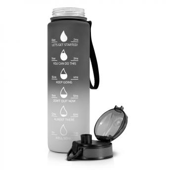 Спортивная бутылка 1000 мл Air Gifts с мотивационной шкалой | Кейли NTEU2-551709