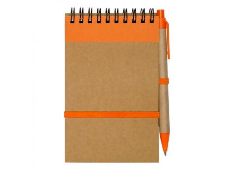 Блокнот примерно формата А6 с шариковой ручкой | Chapman NTEU2-433142