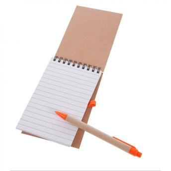 Блокнот примерно формата А6 с шариковой ручкой | Chapman NTEU2-433142