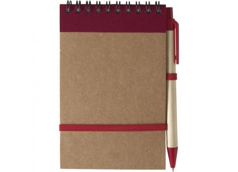 Блокнот примерно формата А6 с шариковой ручкой NTEU2-433145