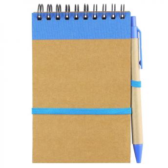 Блокнот примерно формата А6 с шариковой ручкой NTEU2-433140