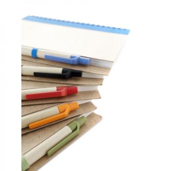 Блокнот примерно формата А5 с шариковой ручкой NTEU2-428214
