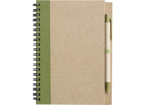 Блокнот примерно формата А5 с шариковой ручкой NTEU2-428214