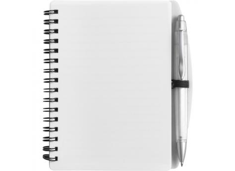 Блокнот примерно формата А6 с шариковой ручкой NTEU2-428173